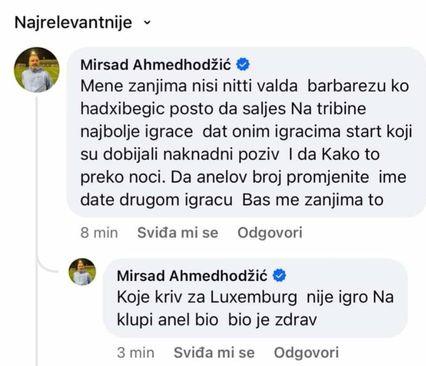 Komentar Ahmedhodžića starijeg - Avaz