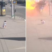 Video / Pojavio se snimak trenutka udara ruske granate u Harkovu: Žena uspjela preživjeti strašnu eksploziju