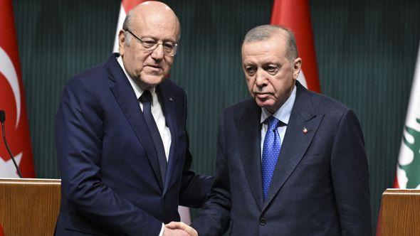 Najib Mikati i Recep Tayyip Erdogan - Avaz