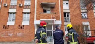 Scene užasa u Novom Pazaru: Otac preko terase pokušao da spasi djecu