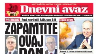 U današnjem "Dnevnom avazu" čitajte: Zapamtite ovaj dan