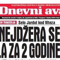 Danas u "Dnevnom avazu" čitajte: 4 tinejdžera se ubila za 2 godine