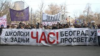 U Beogradu protest zbog pritisaka na zaposlene u školstvu koji podržavaju studente u blokadi