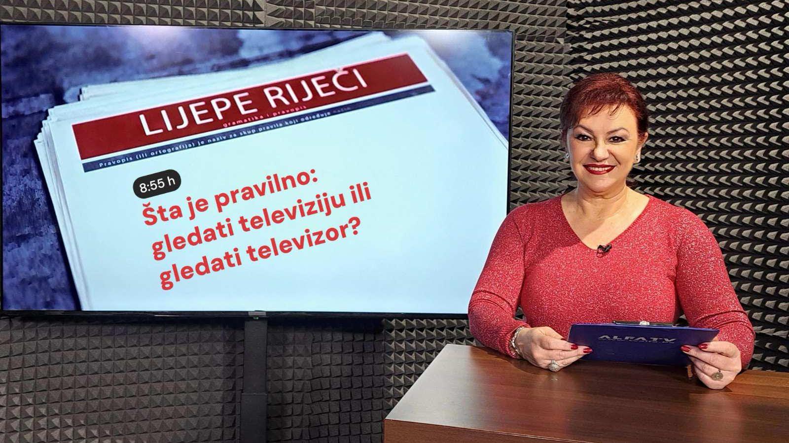 Šta je pravilno: gledati televiziju ili gledati televizor?