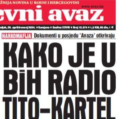 U današnjem "Dnevnom avazu" čitajte: Kako je u BiH radio Tito-kartel