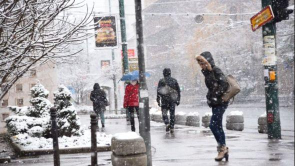 U Sarajevu oblačno vrijeme sa snijegom - Avaz