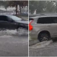 Video / Usljed obilnih padavina: Poplavljena glavna saobraćajnica u Sarajevu