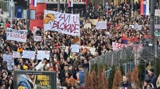 Protesti i skupovi podrške studentima održani u više srbijanskih gradova