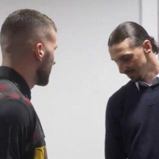 Ibrahimović se susreo s hrvatskim fudbalerom: "Šta ti je to"