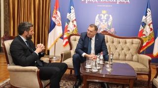 Dodik s Šapićem: Pozivam sve one koji su vezani za RS da podrže njegov tim