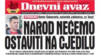 U današnjem "Dnevnom avazu" čitajte razgovor s načelnikom Jablanice nakon poplava: Narod nećemo ostaviti na cjedilu