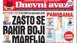 U dvobroju "Dnevnog avaza" čitajte: Zašto se Bakir boji Marfija