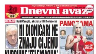 U dvobroju "Dnevnog avaza" čitajte: Dioničar BH Telecoma Halil Čengić otkriva zbog čega strahuje od akvizicije Telemacha