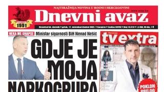 U današnjem "Dnevnom avazu" čitajte: Gdje je moja narkogrupa