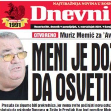 U današnjem "Dnevnom avazu" čitajte: Meni je dozvoljeno da osvetim dijete