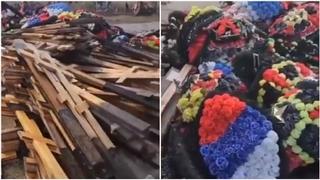 Groblje Wagnerovaca u Rusiji sravnjeno sa zemljom: Kruži snimak uništenih grobova
