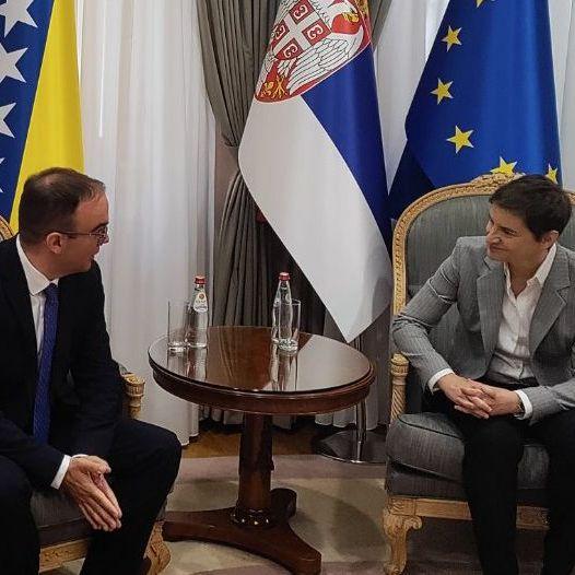 Ambasador BiH u Srbiji sastao se s Anom Brnabić