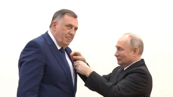 Milorad Dodik i Vladimir Putin - Avaz